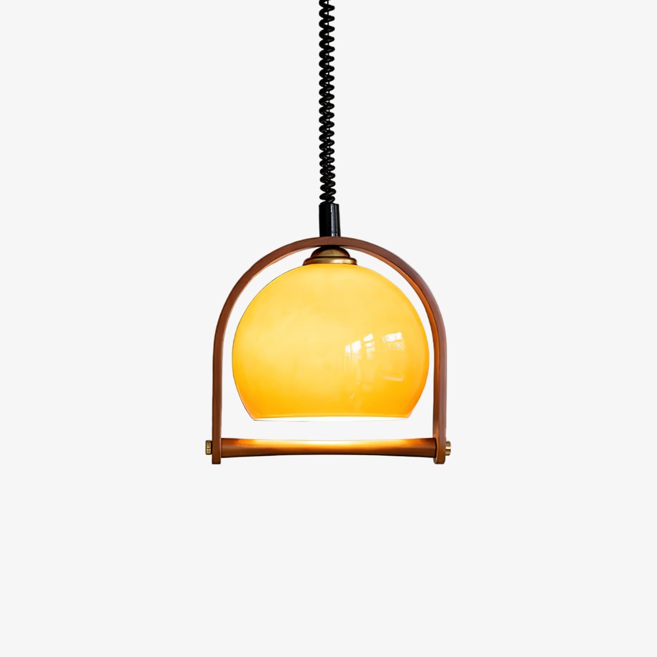 Cesilarae Premium Nordic Art Verre Bois Suspension