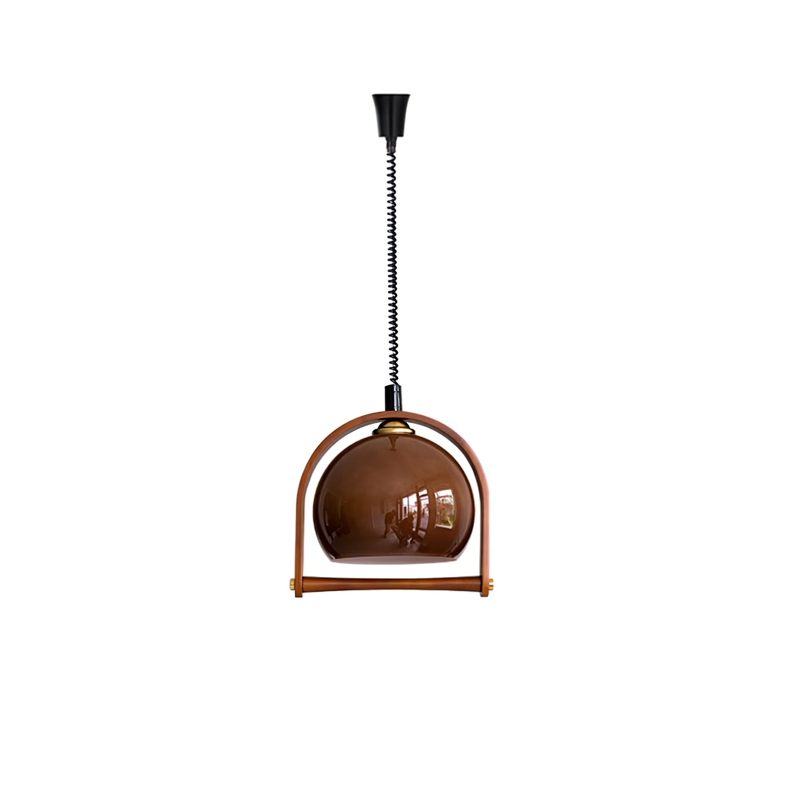 Cesilarae Premium Nordic Art Verre Bois Suspension