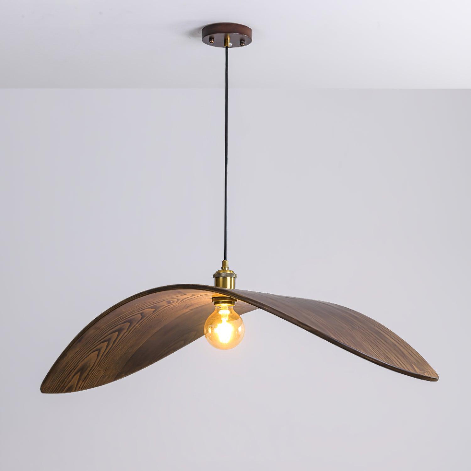 Libelle Suspension en Bois Courbé à Ailes