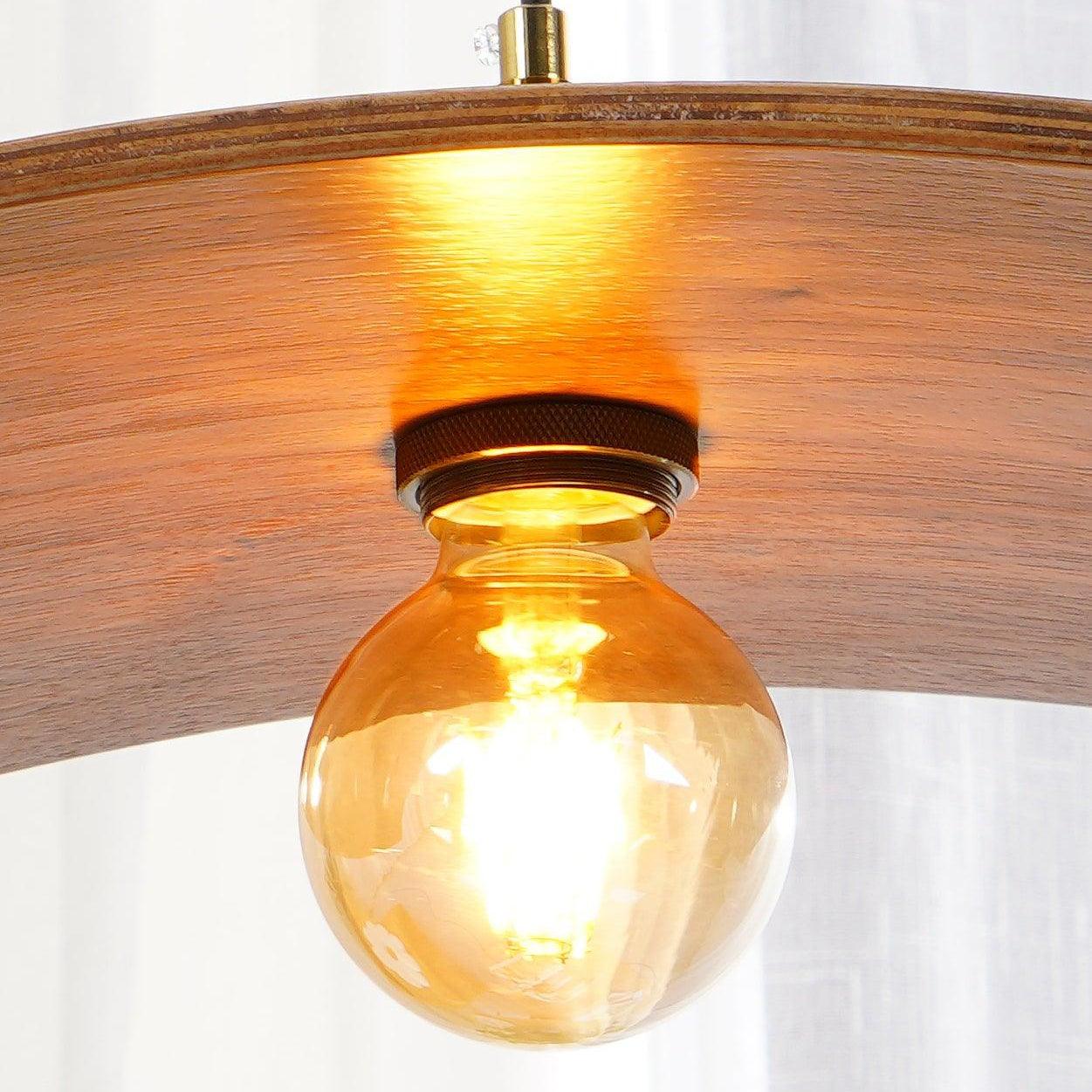 Libelle Suspension en Bois Courbé à Ailes