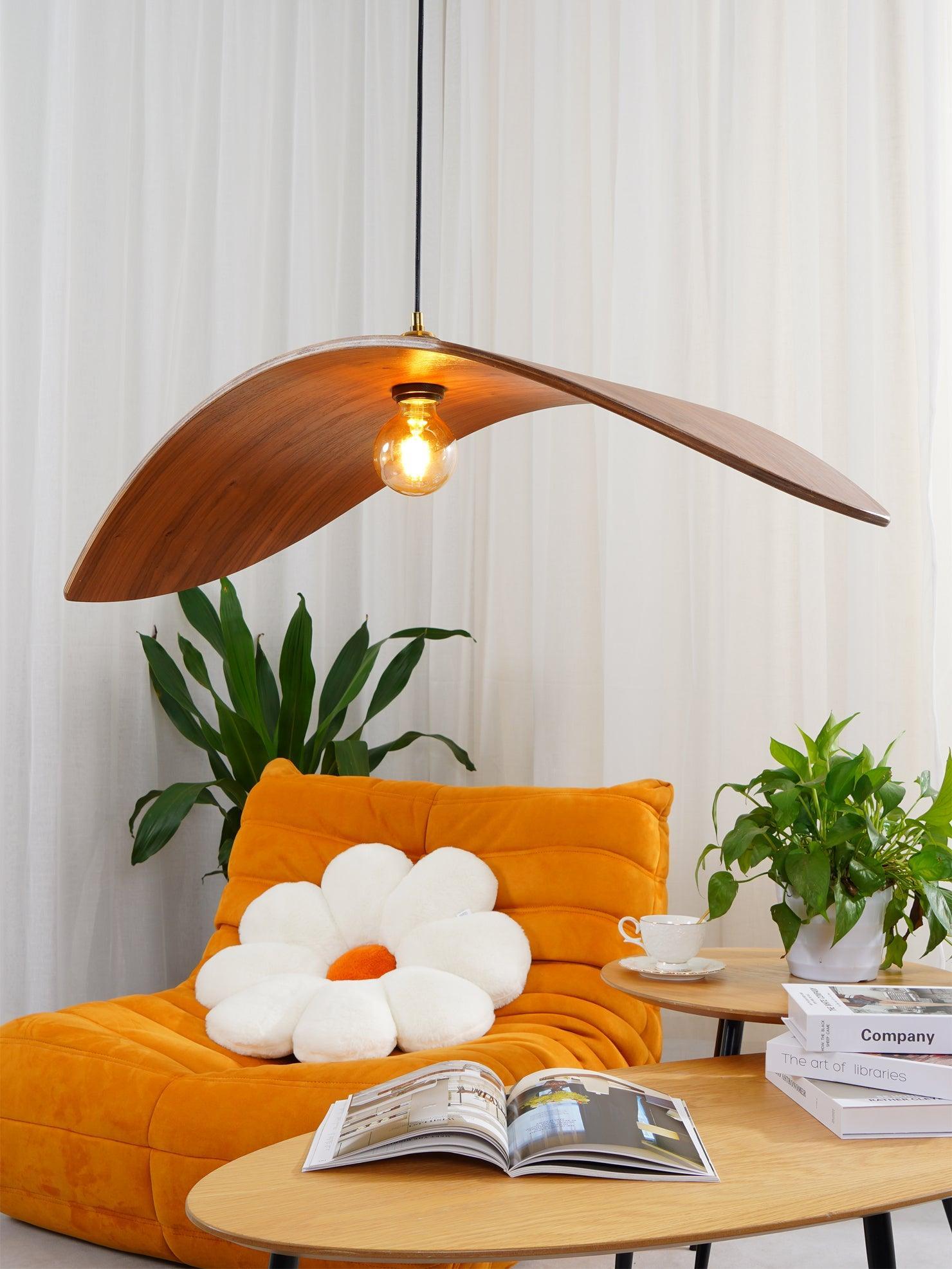 Libelle Suspension en Bois Courbé à Ailes