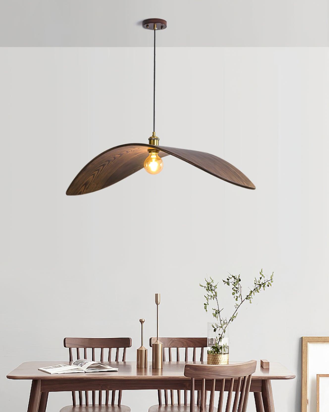 Libelle Suspension en Bois Courbé à Ailes