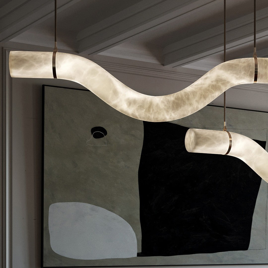 Suspension Alabâtre Minimaliste Premium Élégance Errina