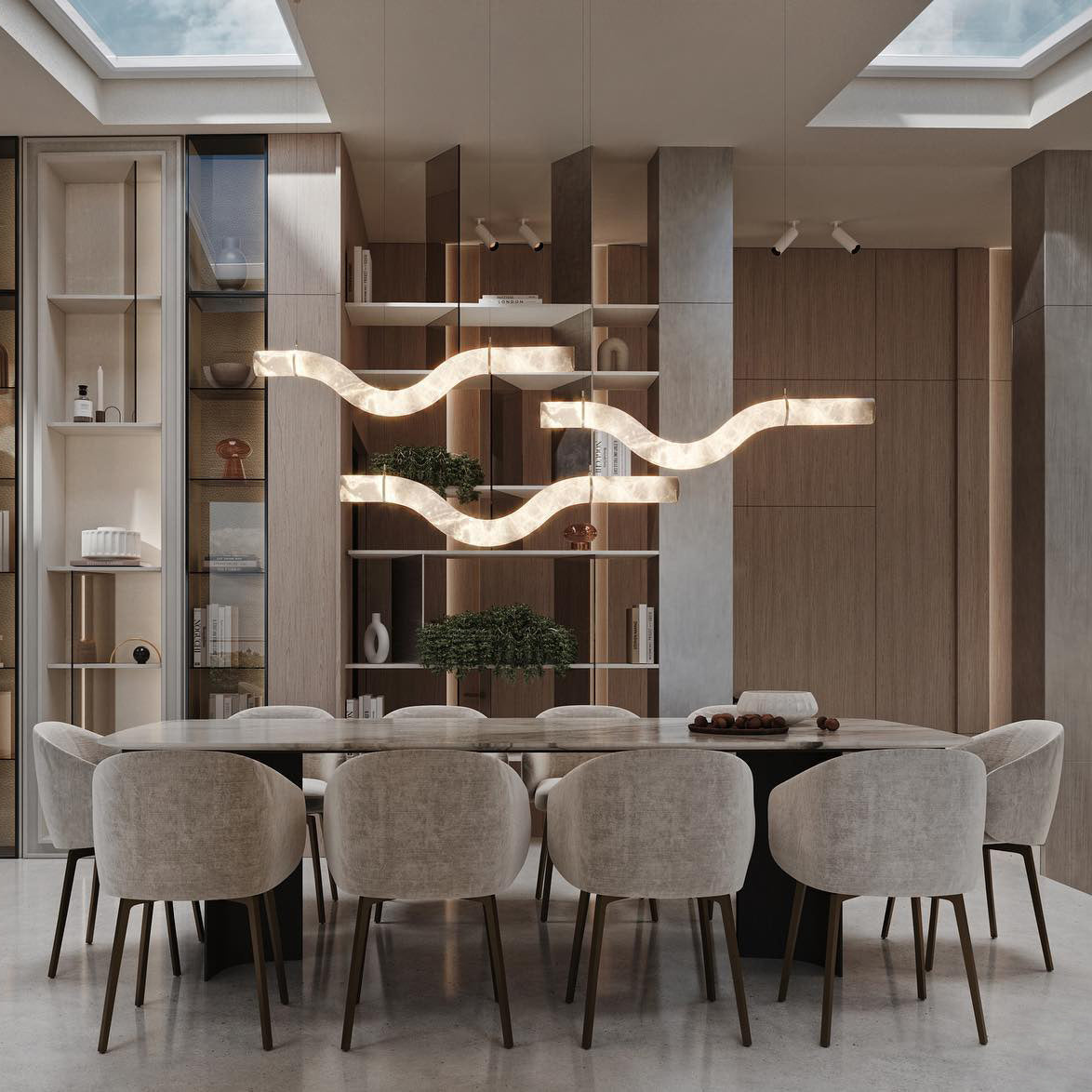 Suspension Alabâtre Minimaliste Premium Élégance Errina