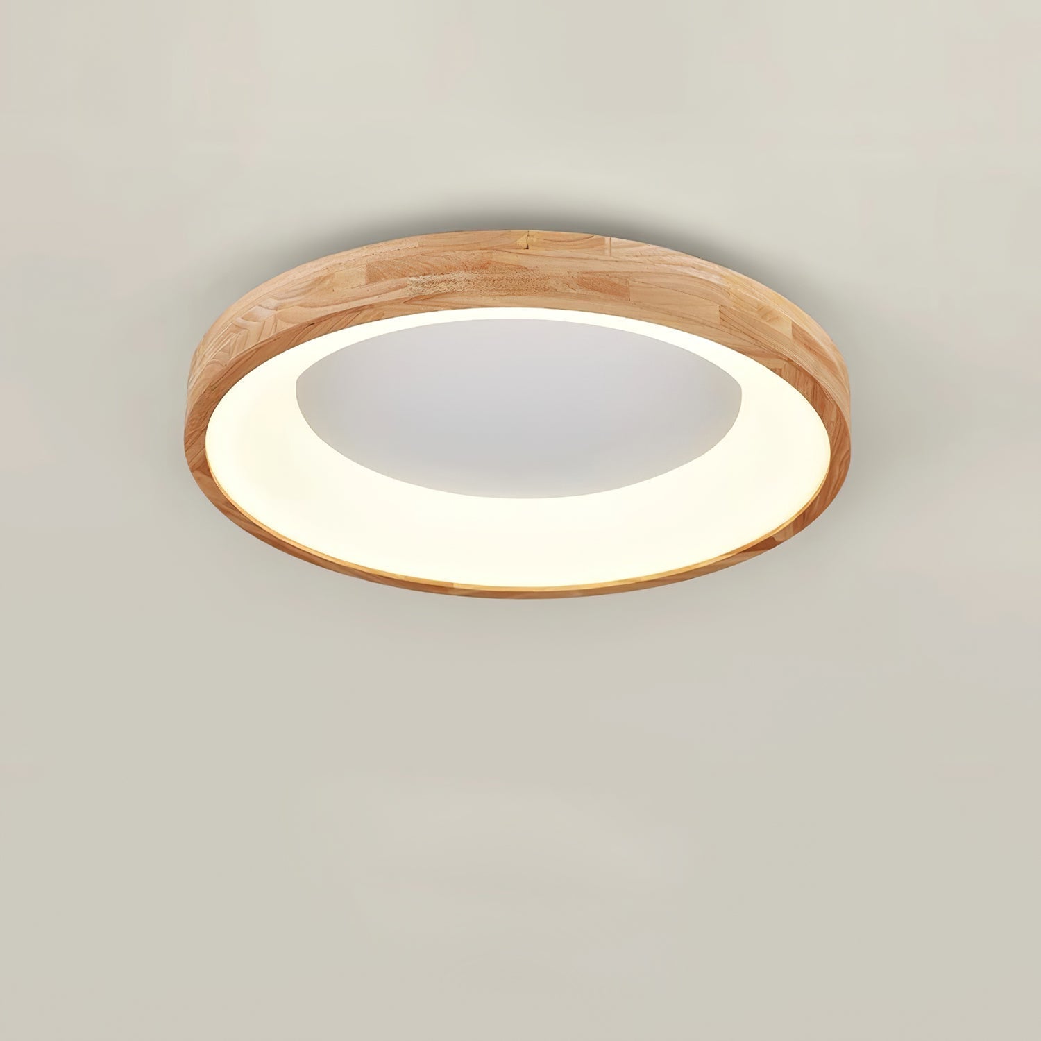 Uphae Plafonnier Minimaliste Carré en Bois