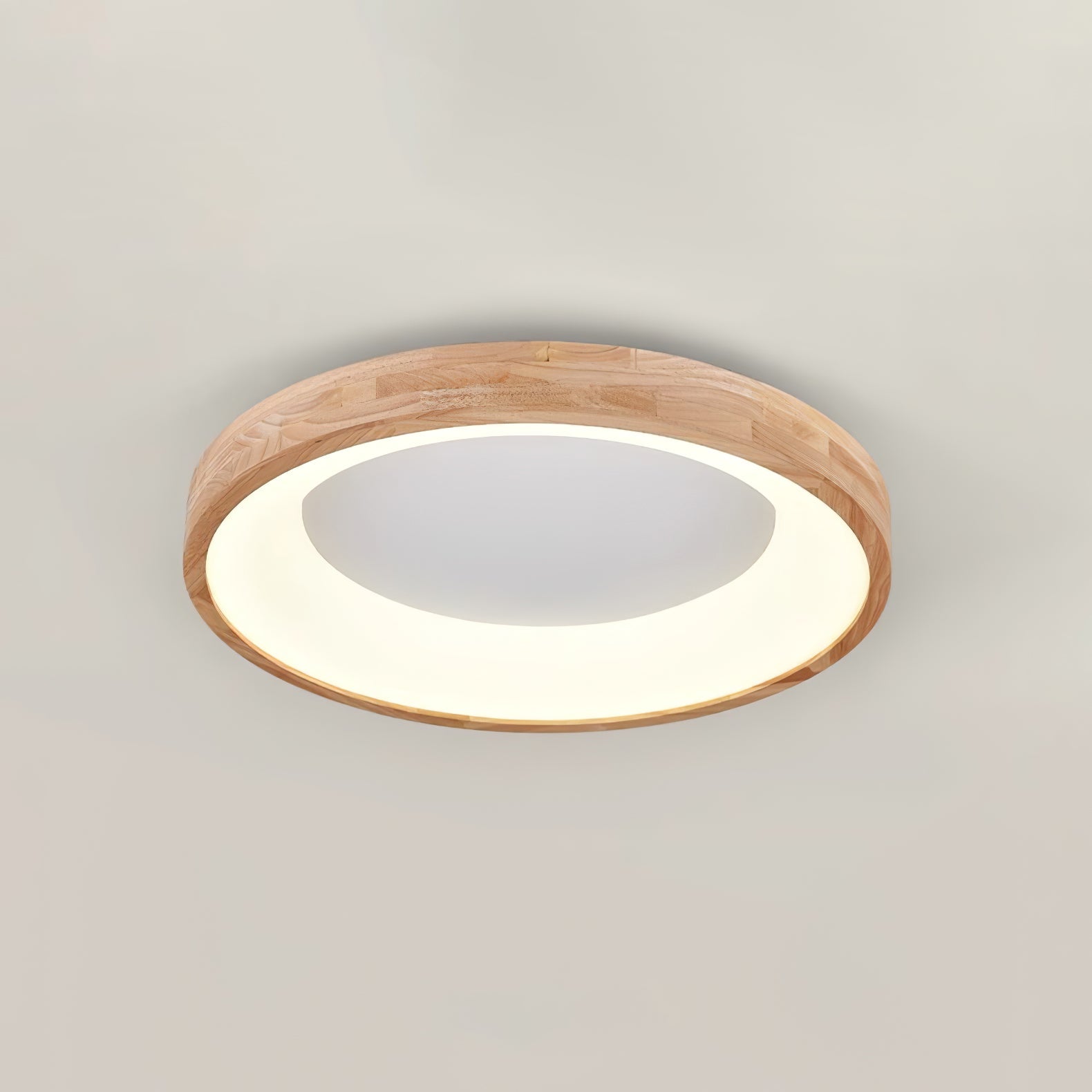Uphae Plafonnier Minimaliste Carré en Bois