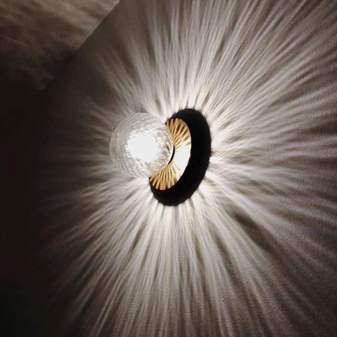 Lustra Lampe Murale Disque Globe Minimaliste