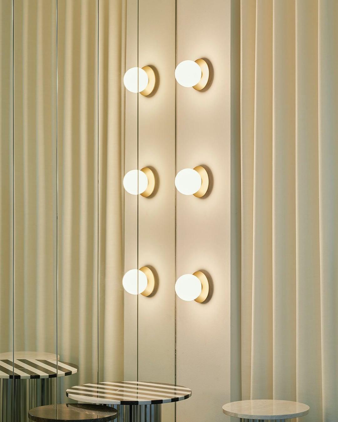 Lustra Lampe Murale Disque Globe Minimaliste