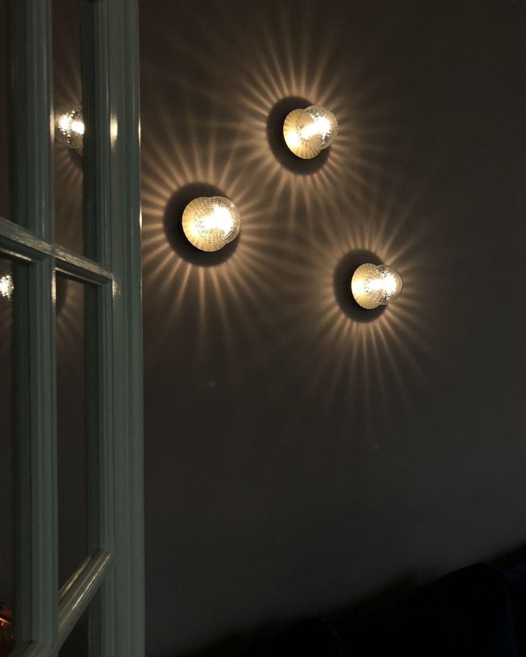 Lustra Lampe Murale Disque Globe Minimaliste