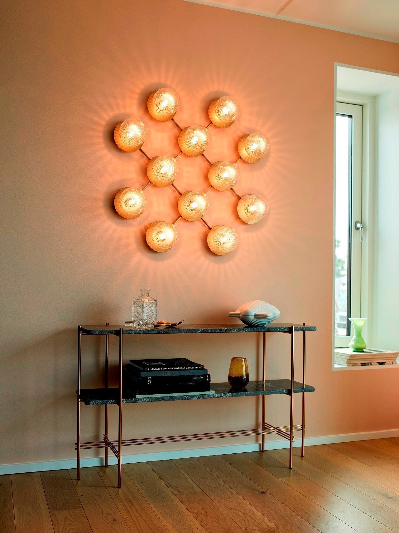 Lustra Lampe Murale Disque Globe Minimaliste