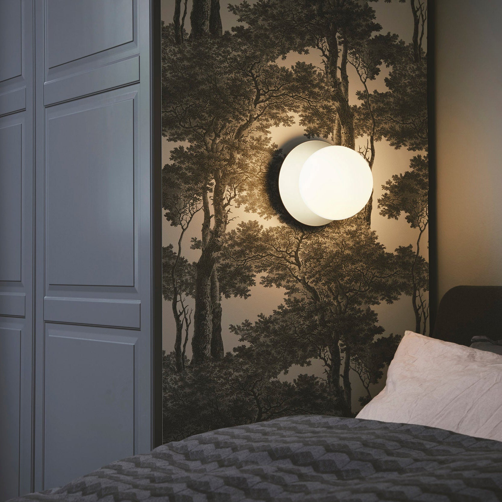 Lustra Lampe Murale Disque Globe Minimaliste