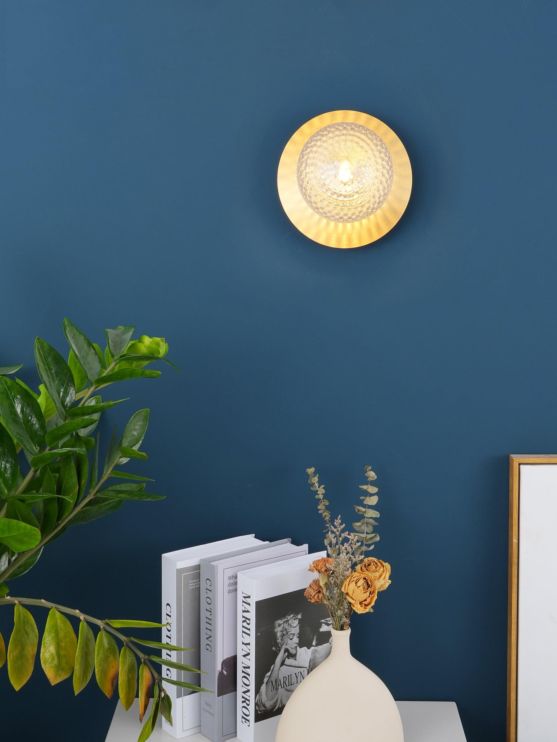 Lustra Lampe Murale Disque Globe Minimaliste