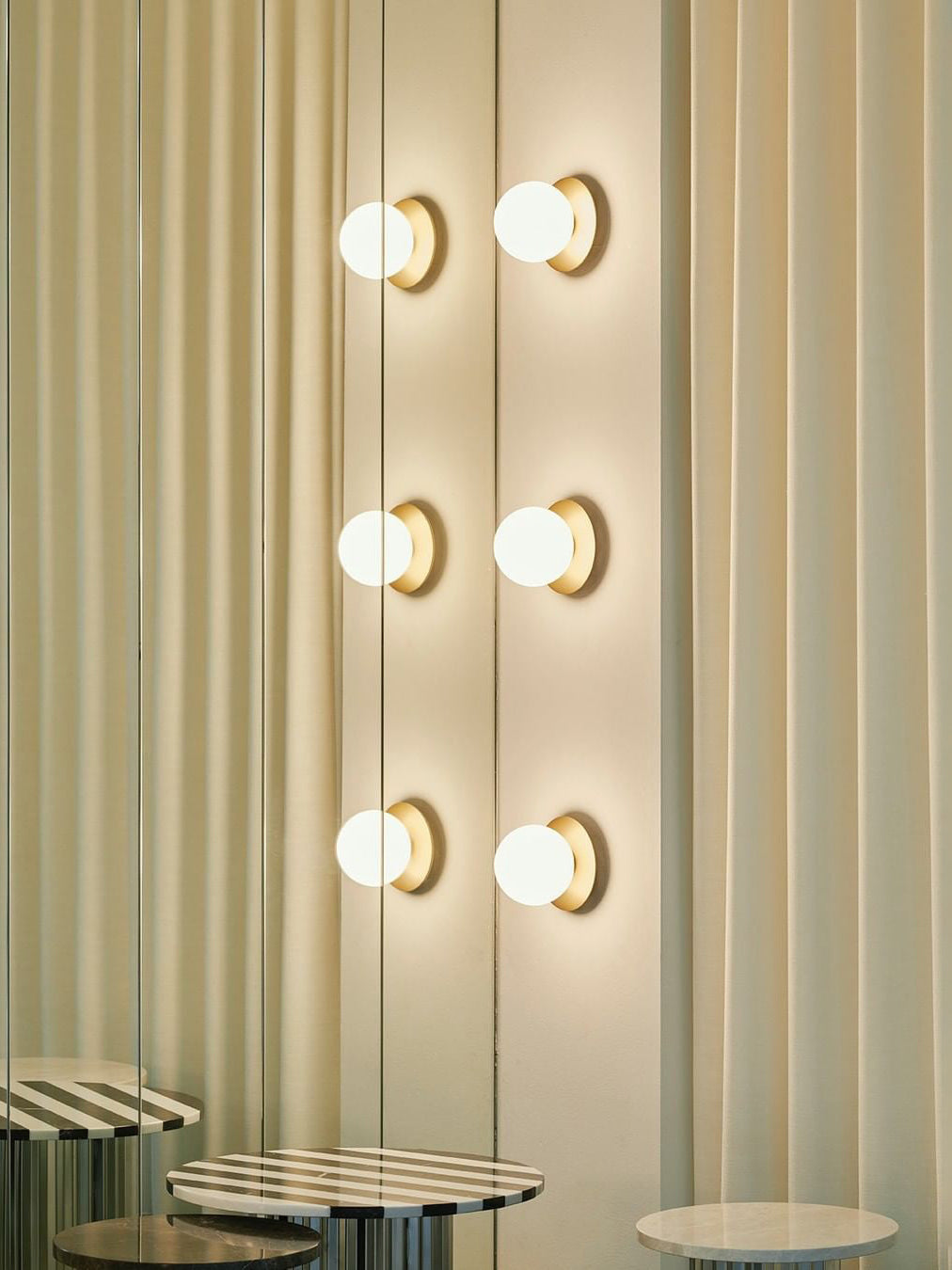 Irinor Applique murale en laiton de style nordique haut de gamme