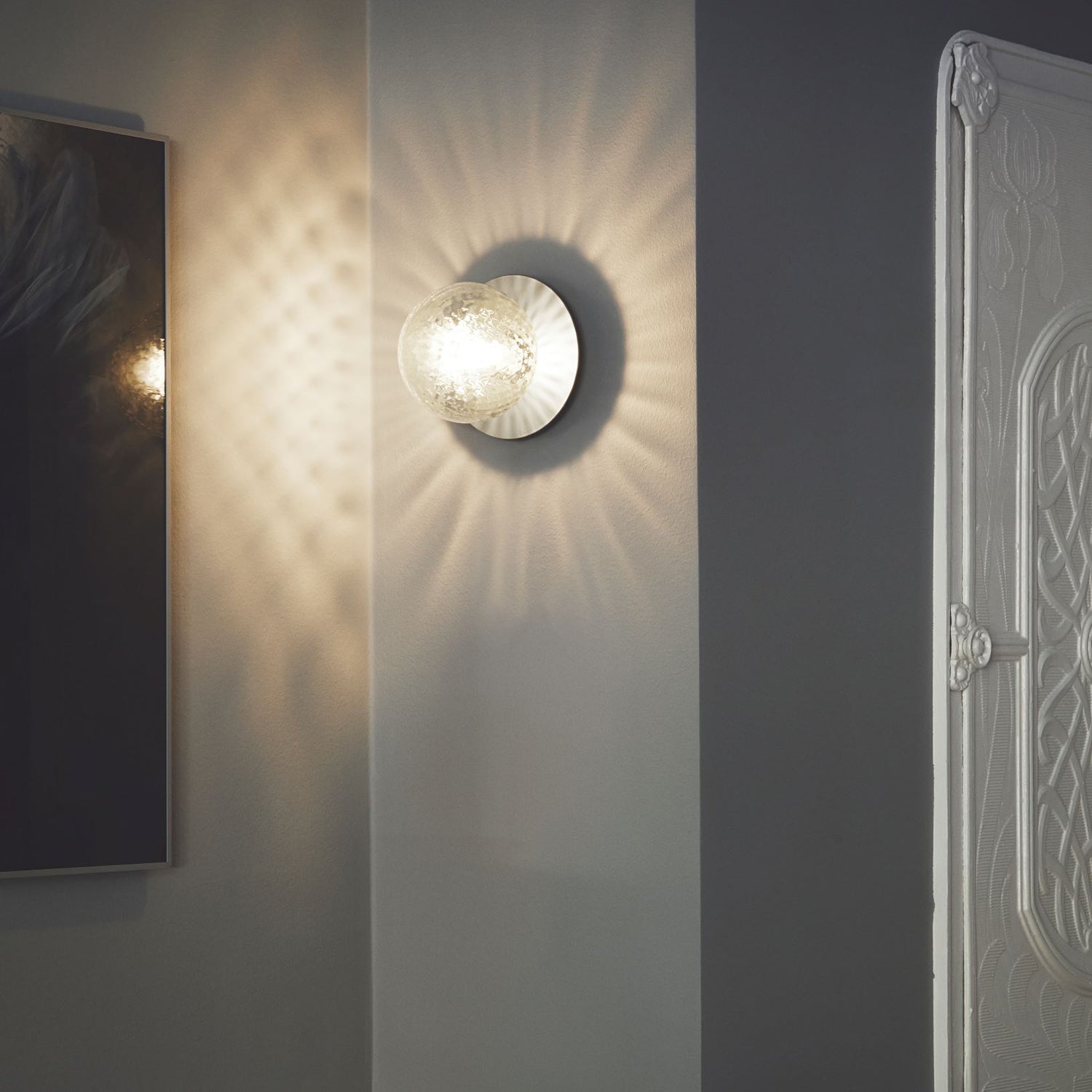 Lustra Lampe Murale Disque Globe Minimaliste