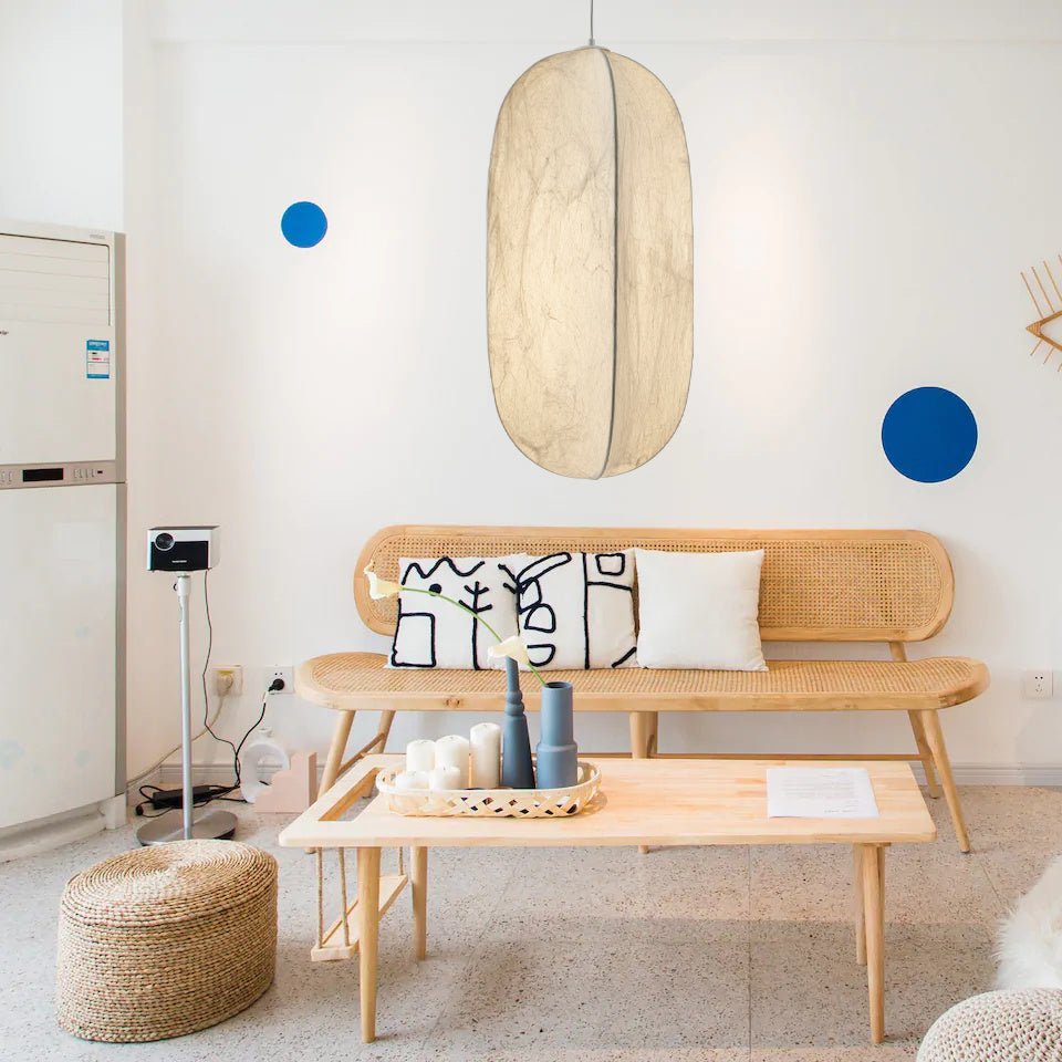 Cocoon Suspension en Soie Minimaliste