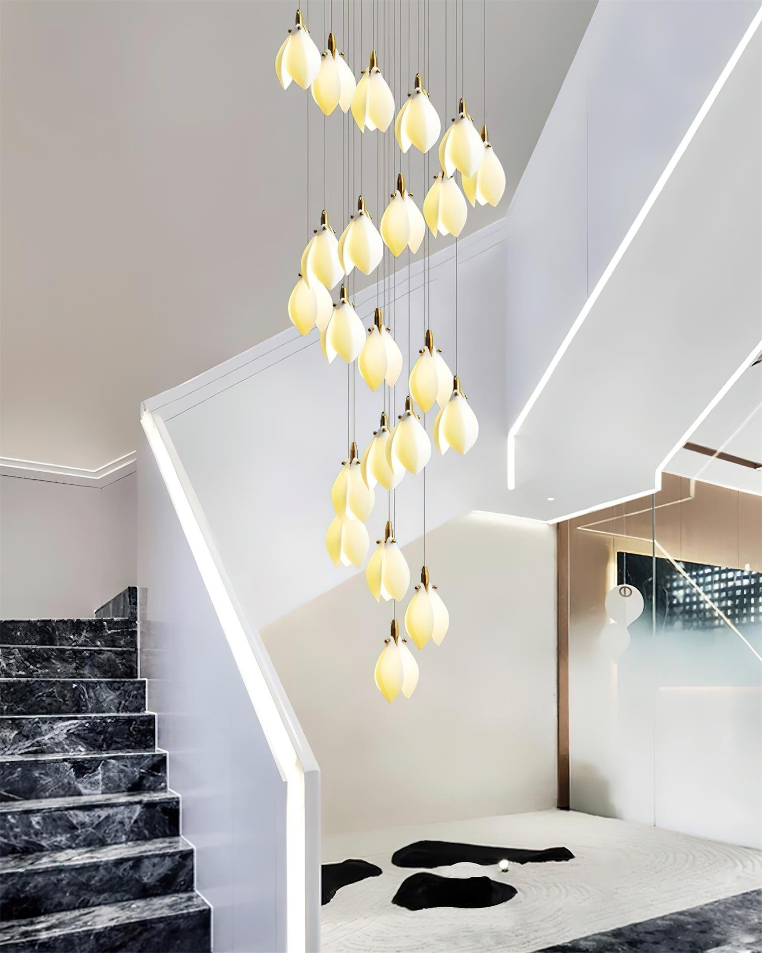 Lilium Lustre Pétales en Cascades Suspendus