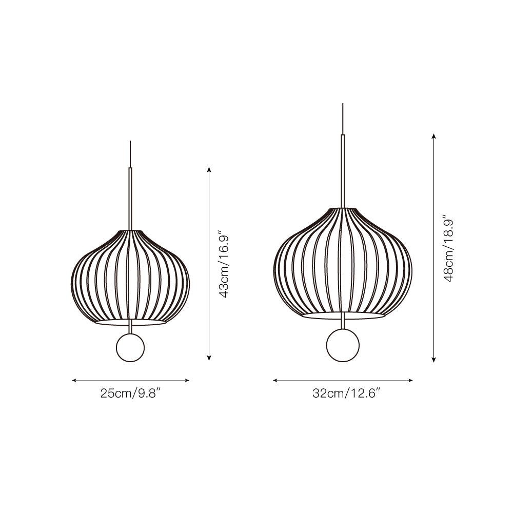 Zamarir Lampe à Suspension Moderne Minimaliste en Métal et Verre
