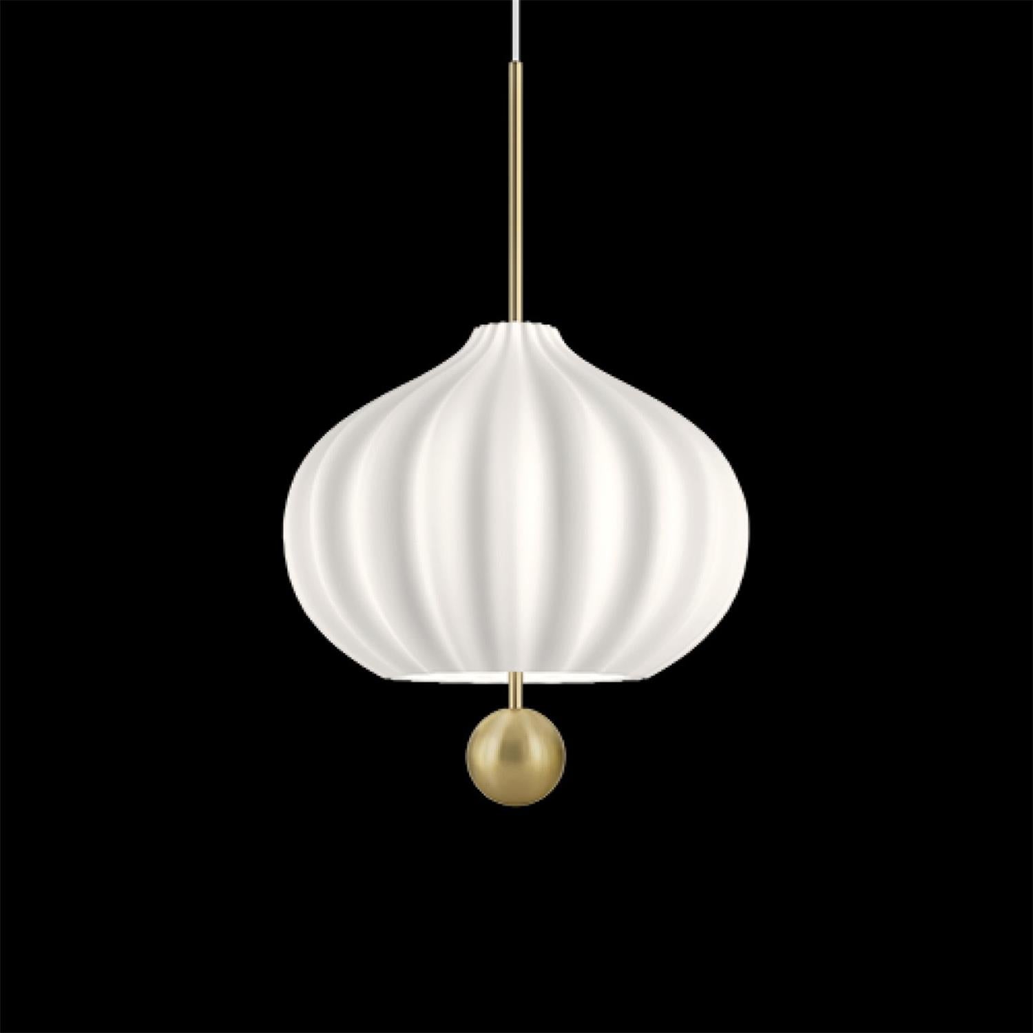 Zamarir Lampe à Suspension Moderne Minimaliste en Métal et Verre
