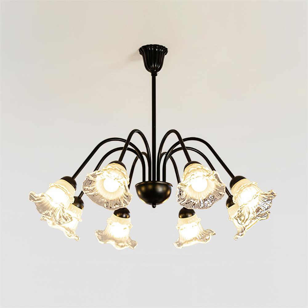 Lilura Lustre Pétale en Verre Fleur