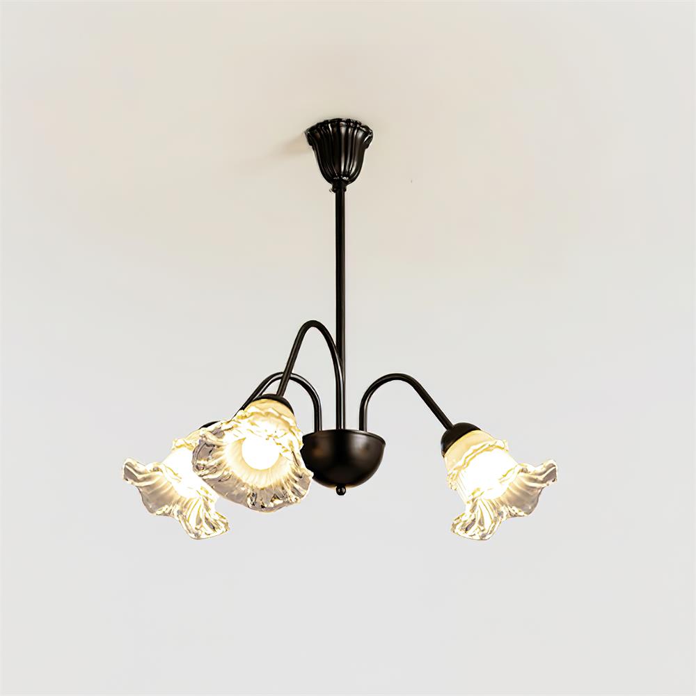 Lilura Lustre Pétale en Verre Fleur