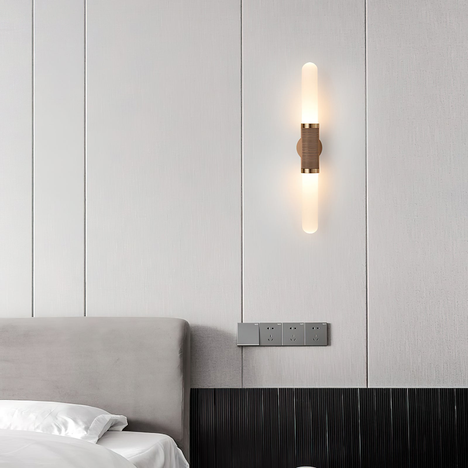 Avaros Applique Murale Moderne Minimaliste en Métal et Verre