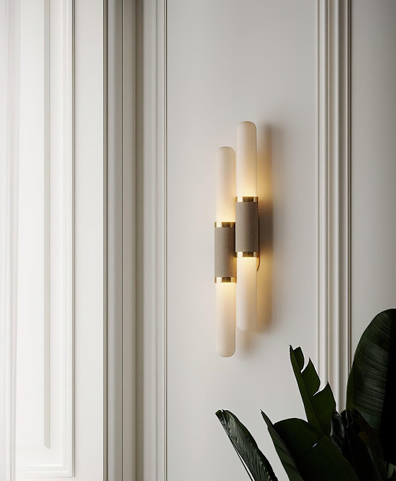 Avaros Applique Murale Moderne Minimaliste en Métal et Verre