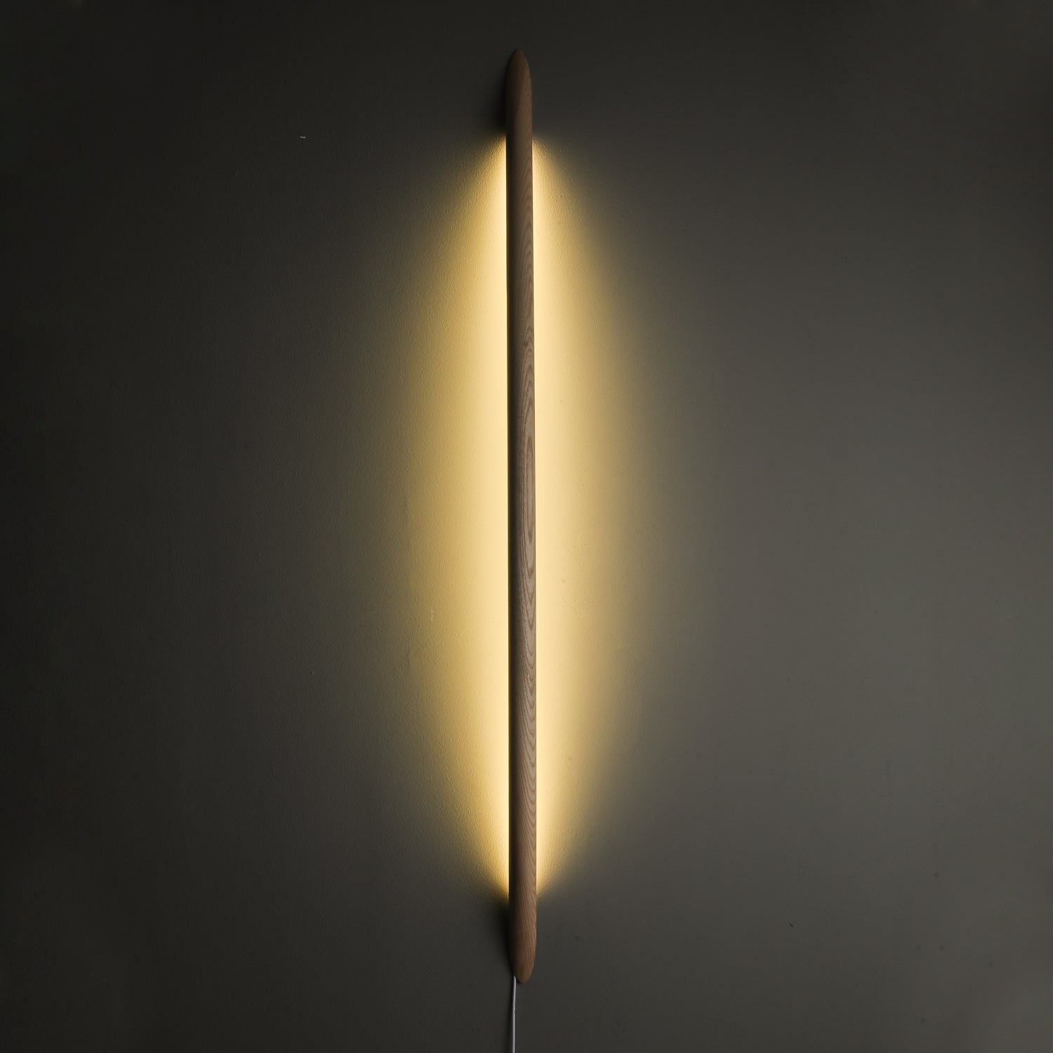 Evvinos Moderne Minimaliste Linéaire Bois Luminaire Mural