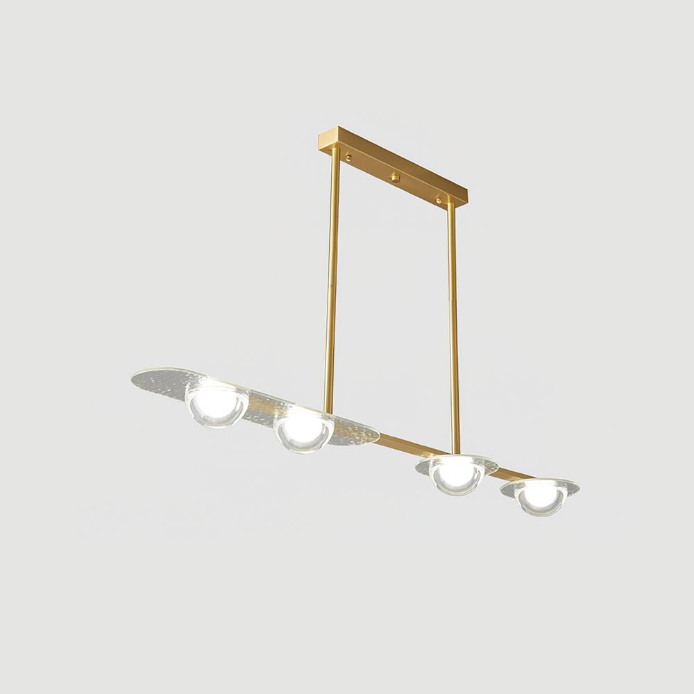 Aurora Suspension Linéaire Verre Minimaliste