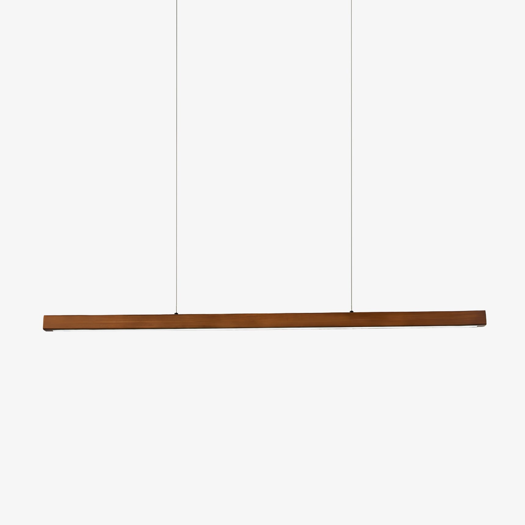Elowen Suspension linéaire minimaliste en bois