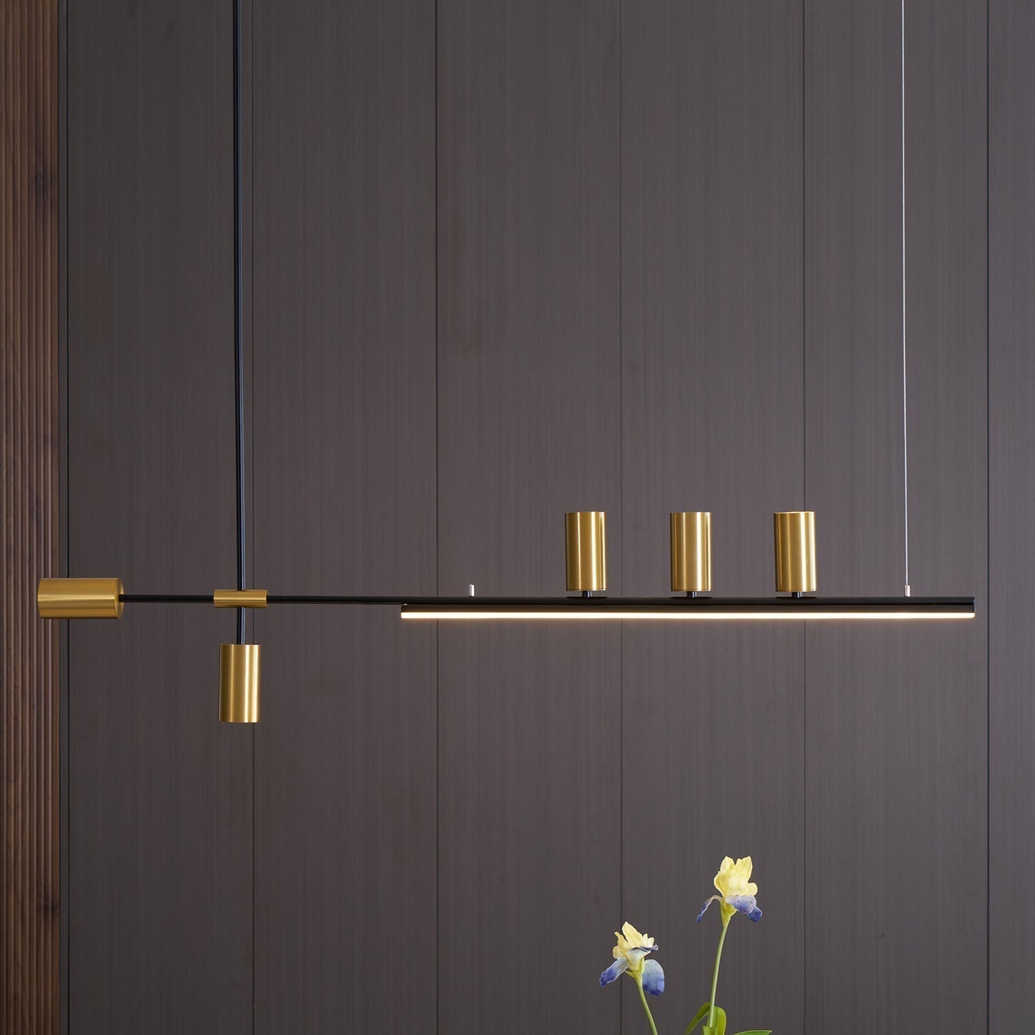 Emirel Suspension Linéaire Métal Minimaliste