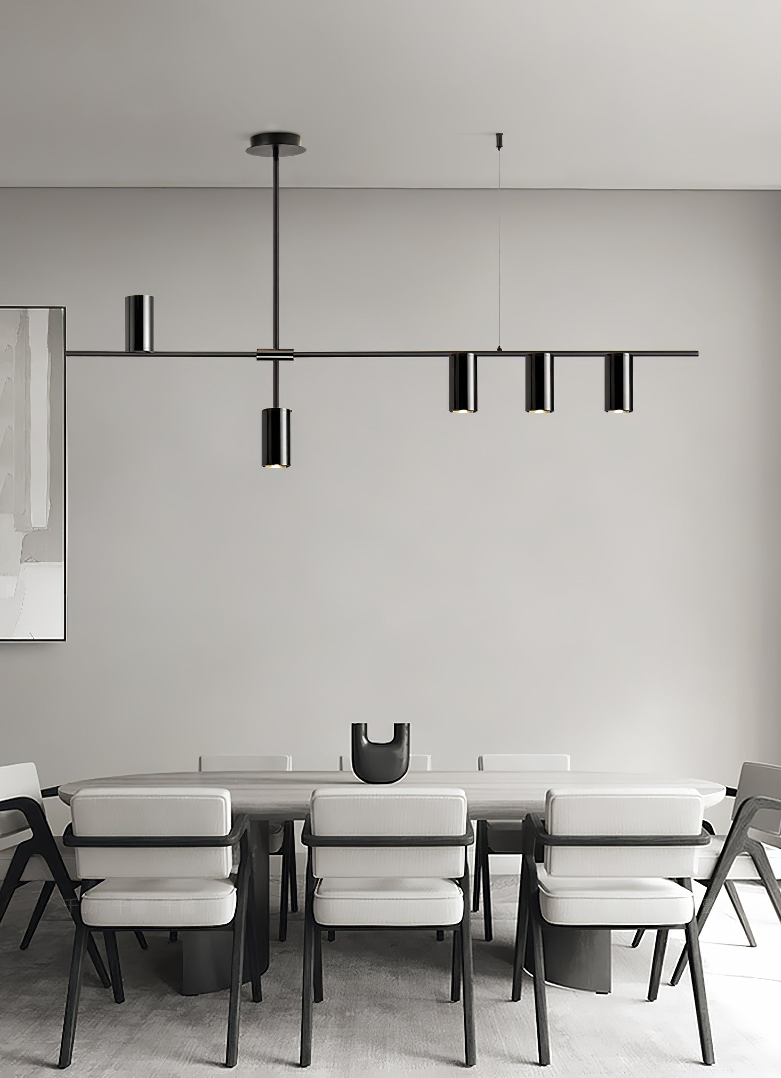 Emirel Suspension Linéaire Métal Minimaliste