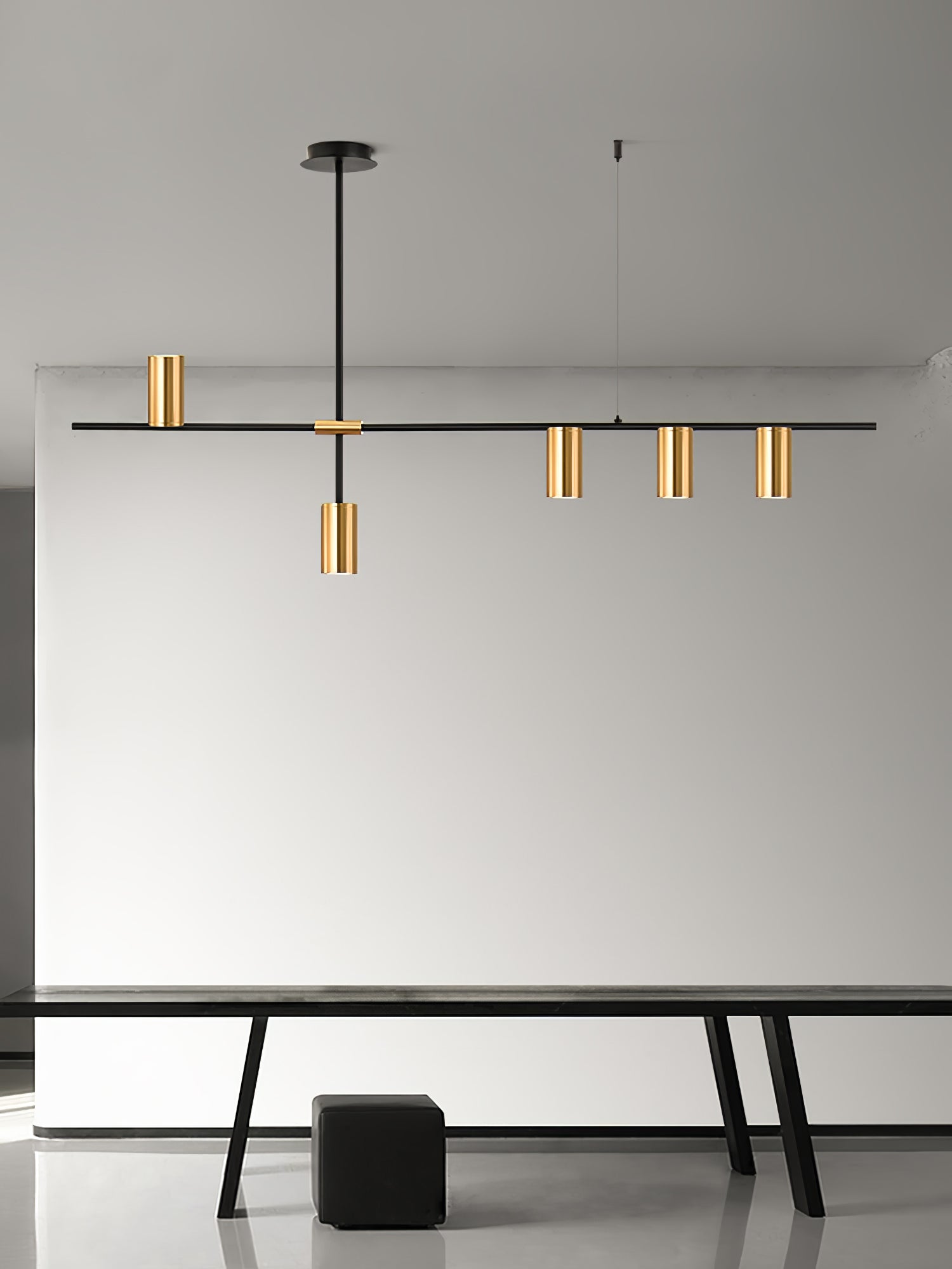 Emirel Suspension Linéaire Métal Minimaliste