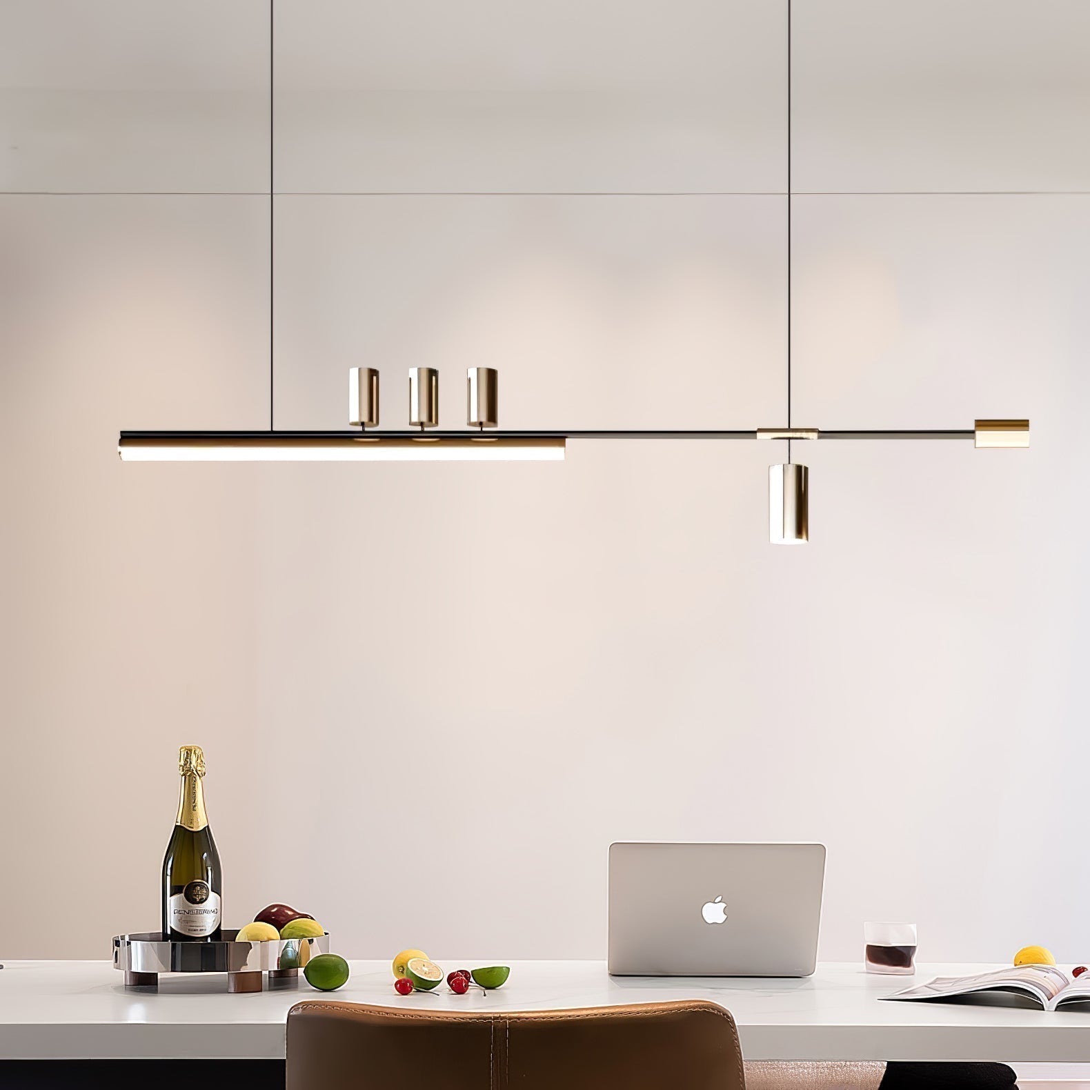 Emirel Suspension Linéaire Métal Minimaliste