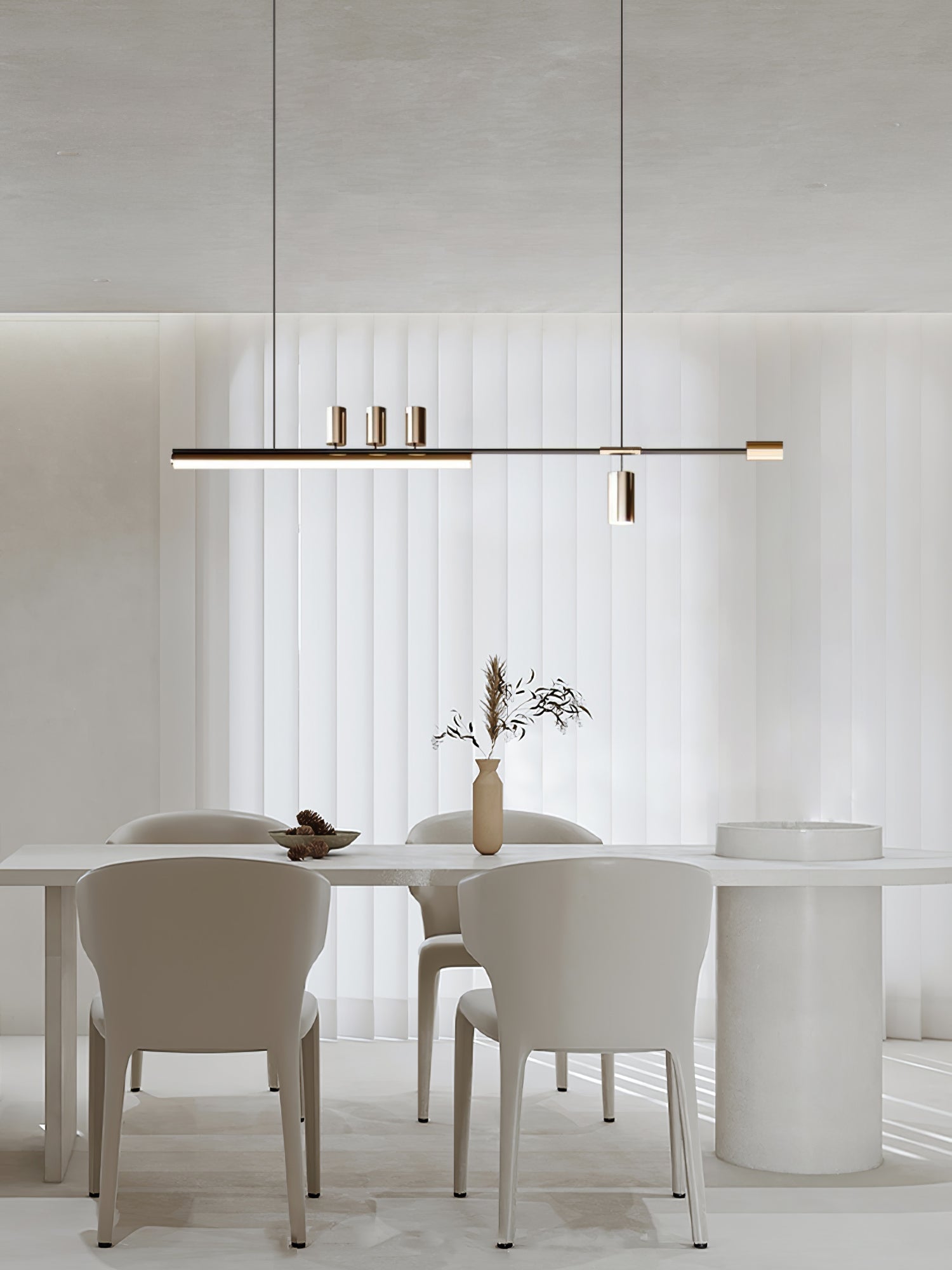 Emirel Suspension Linéaire Métal Minimaliste