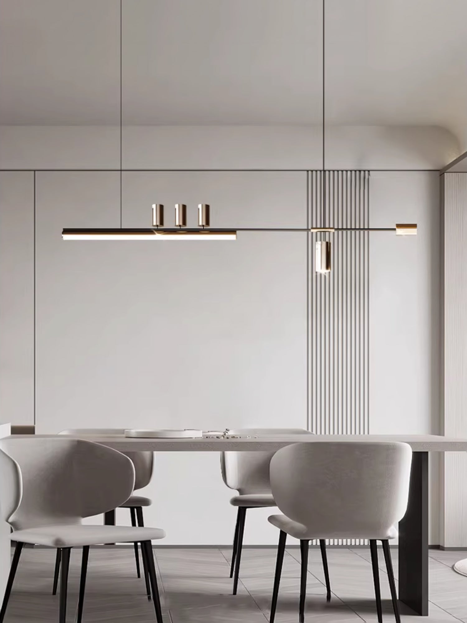 Emirel Suspension Linéaire Métal Minimaliste