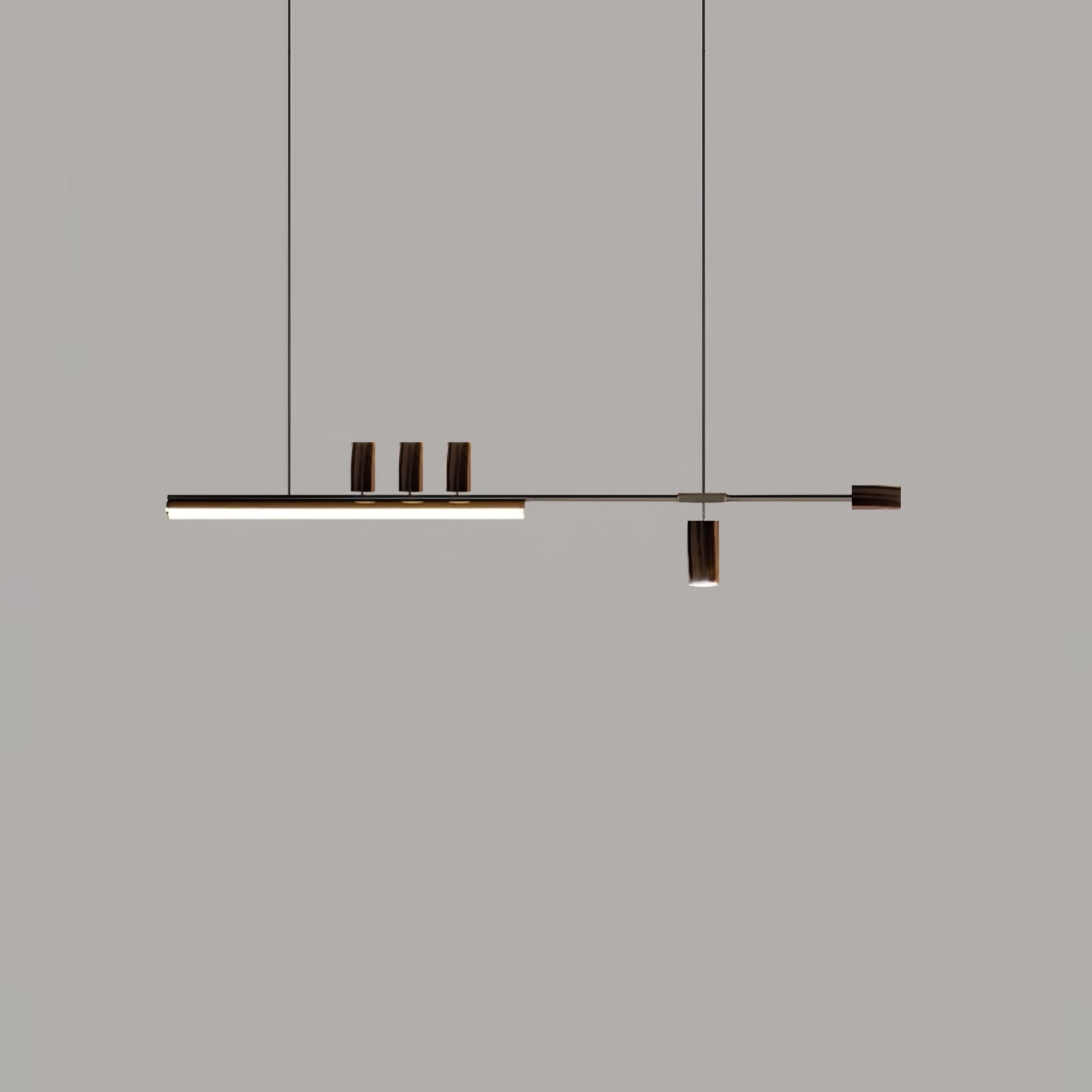 Emirel Suspension Linéaire Métal Minimaliste