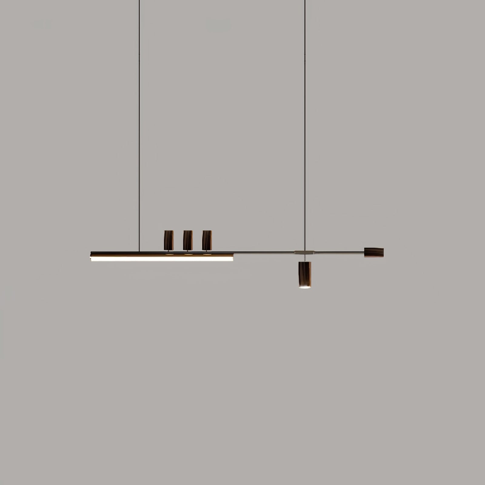 Emirel Suspension Linéaire Métal Minimaliste