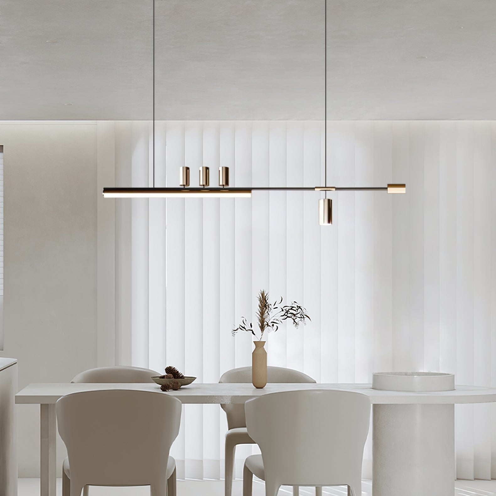 Emirel Suspension Linéaire Métal Minimaliste