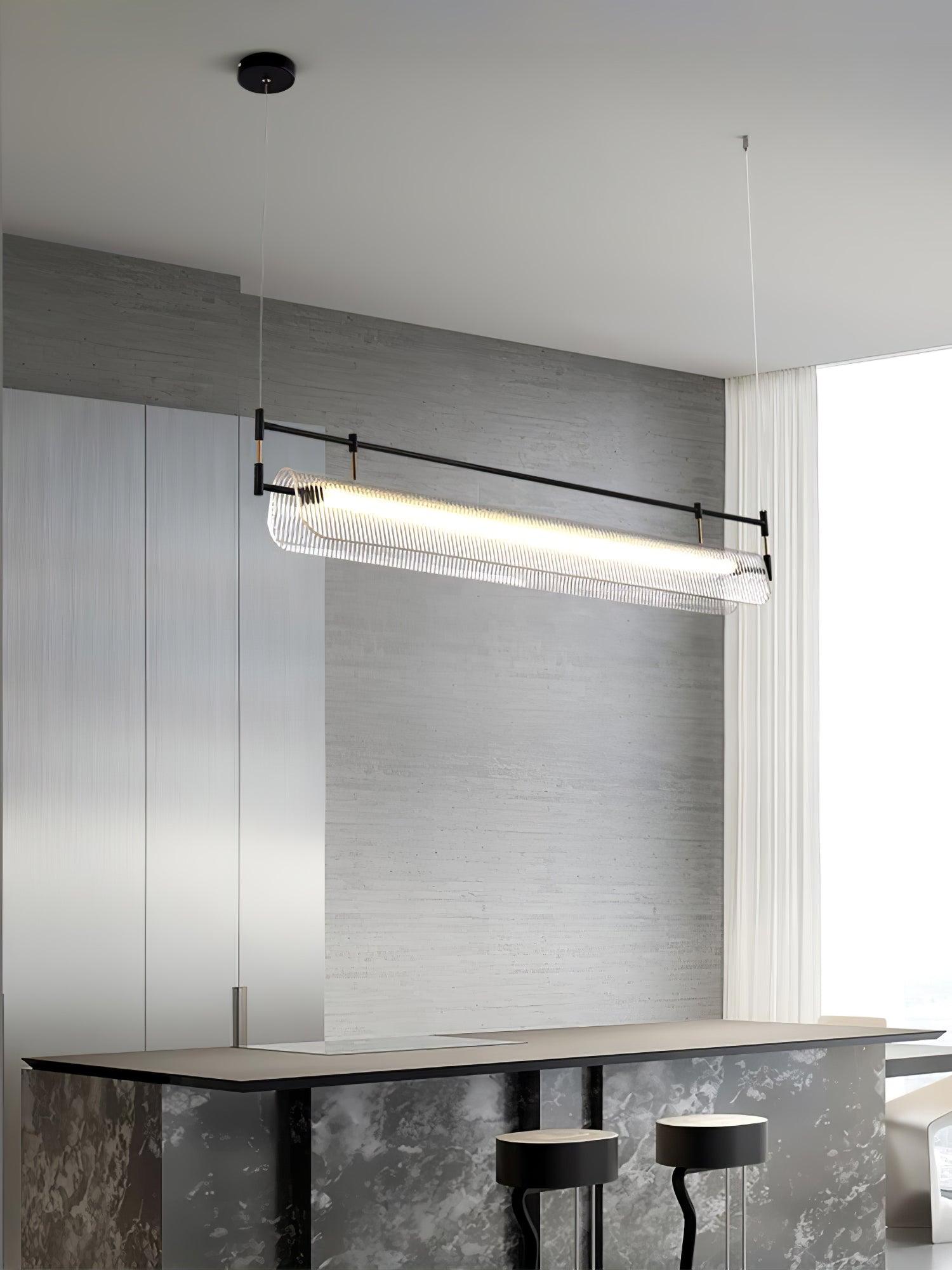Lustra Lustre Linéaire en Acrylique Long