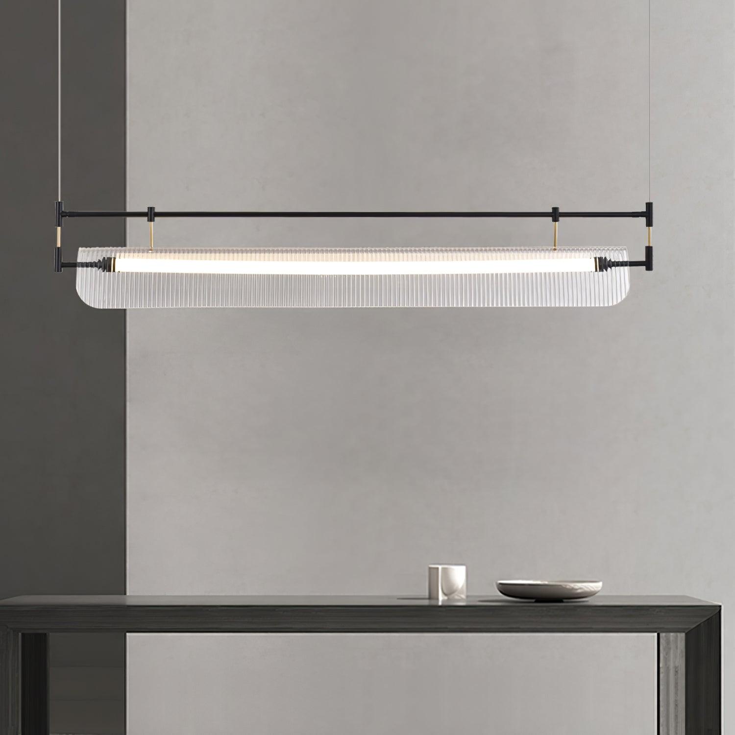 Lustra Lustre Linéaire en Acrylique Long