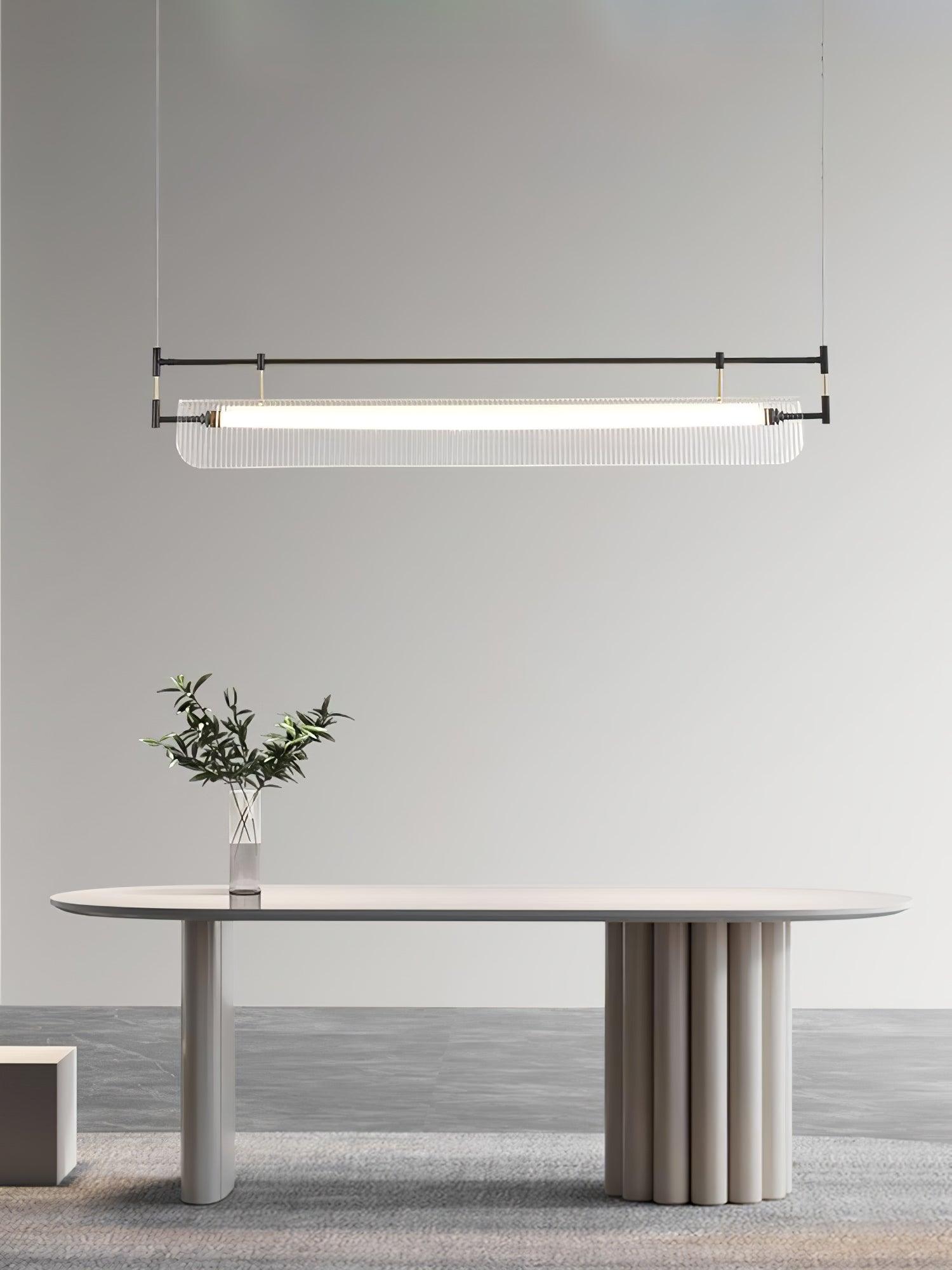 Lustra Lustre Linéaire en Acrylique Long