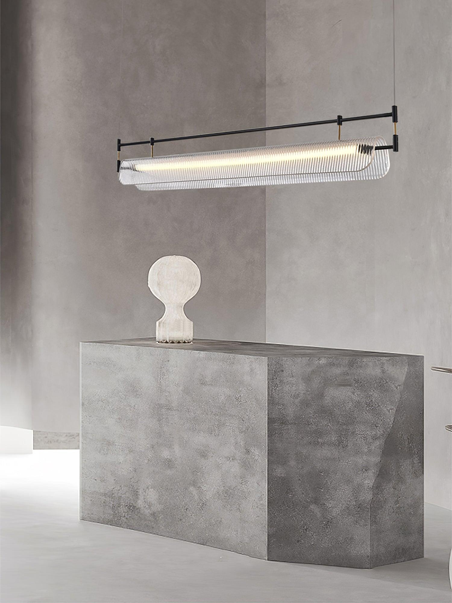Lustra Lustre Linéaire en Acrylique Long