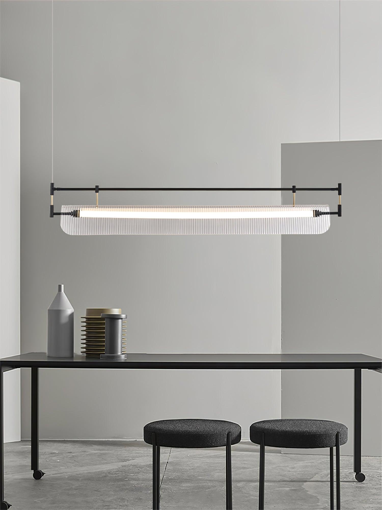 Lustra Lustre Linéaire en Acrylique Long