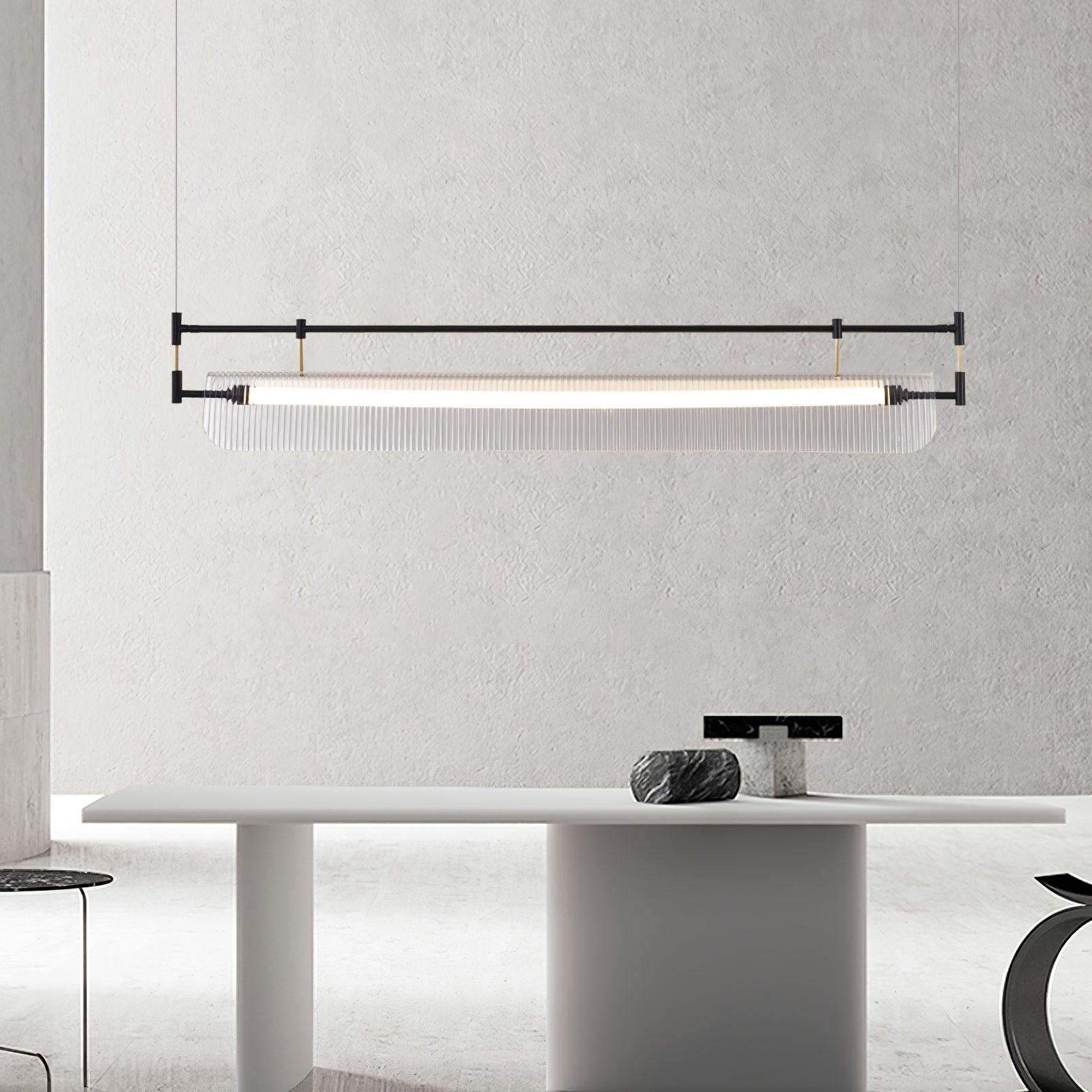 Lustra Lustre Linéaire en Acrylique Long