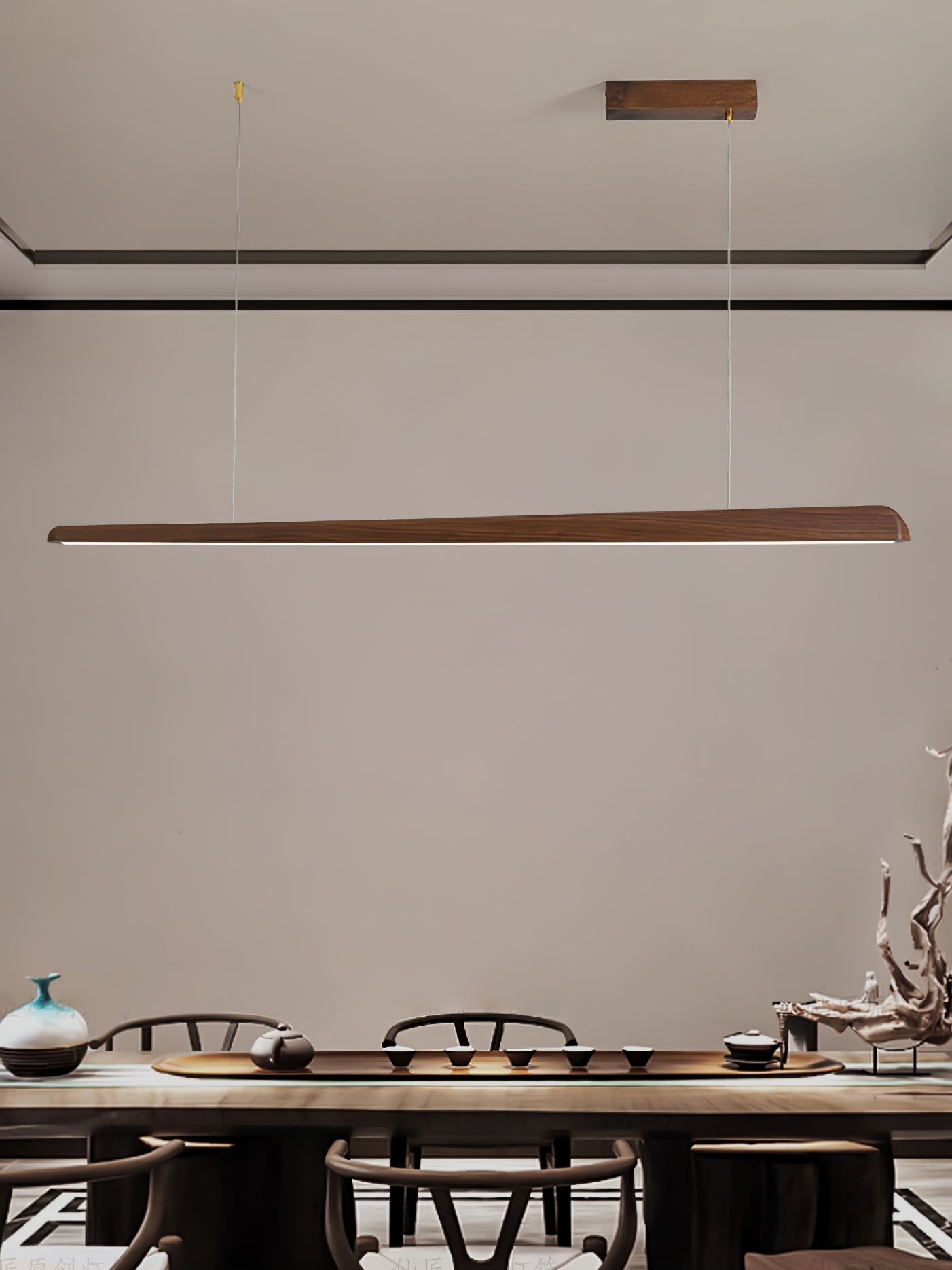 Iveris Suspension Bois Minimaliste