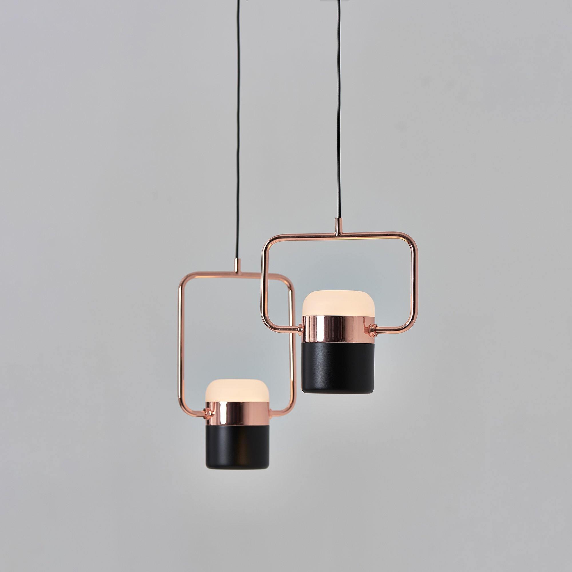 Solara Suspension Ajustable en Verre avec Laiton
