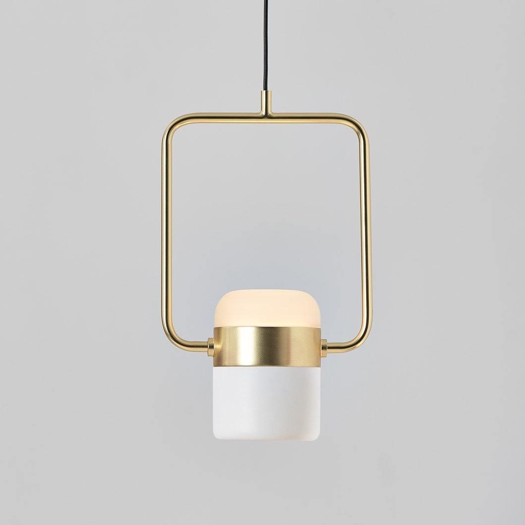 Solara Suspension Ajustable en Verre avec Laiton