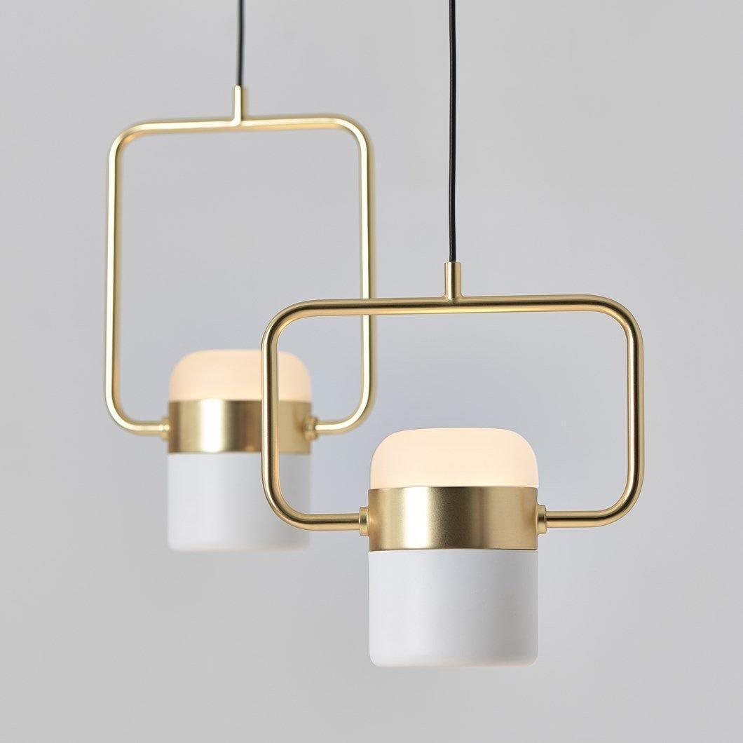 Solara Suspension Ajustable en Verre avec Laiton