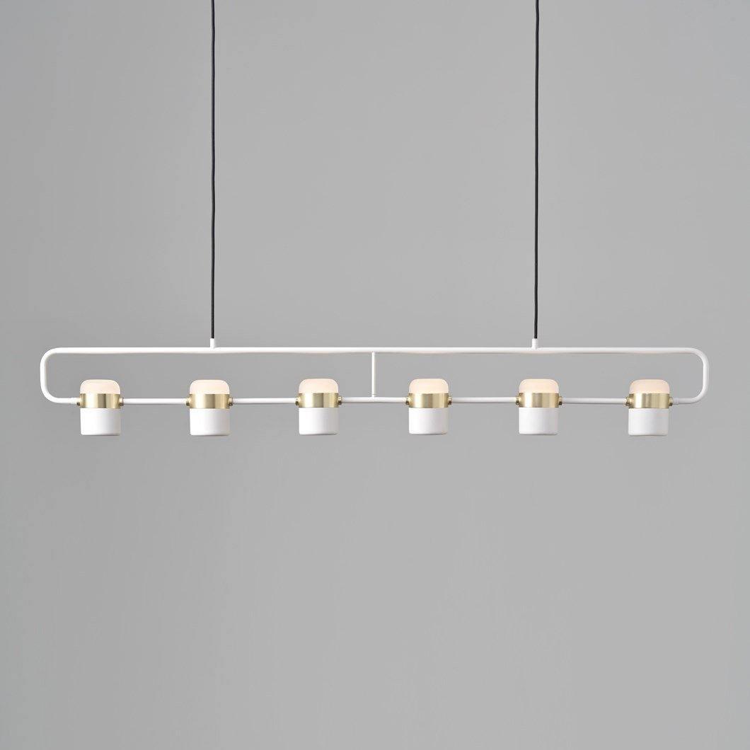 Solara Suspension Ajustable en Verre avec Laiton