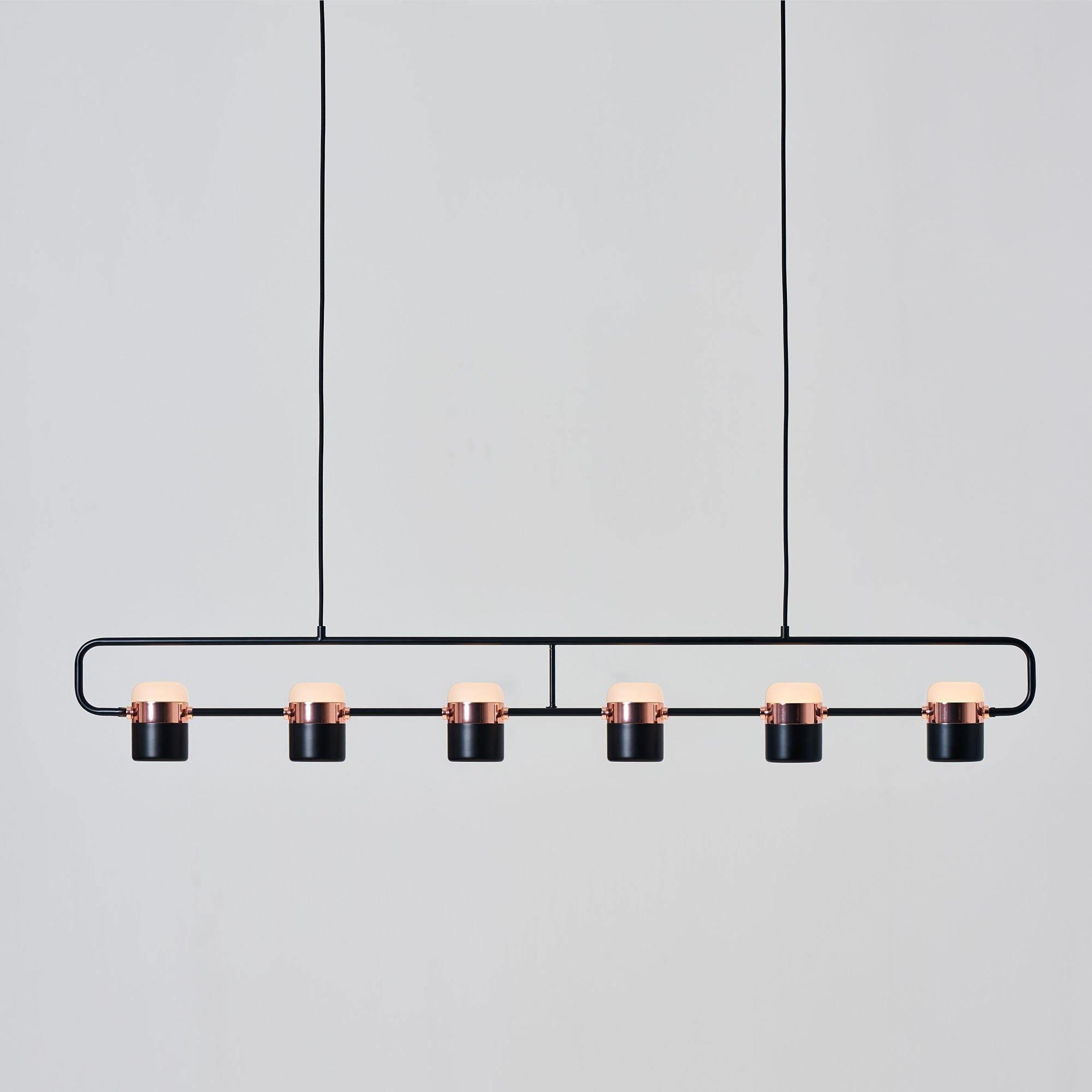 Solara Suspension Ajustable en Verre avec Laiton